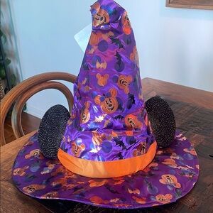 Kids Halloween Witch Hat with Mickey Mouse Design